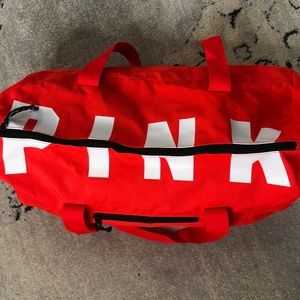Victoria's Secret PINK GYM Bag in Orange color